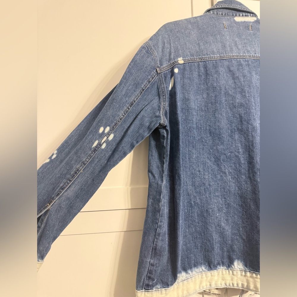 Express Distressed Denim Jacket - Picture 5 of 5